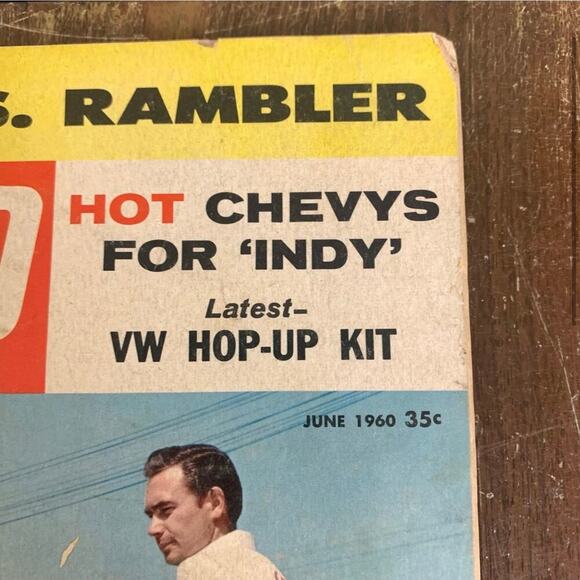 BUNDLE LOT Four (4) Hot Rod Magazines Oct 1958 May 1959 March 1960 June 1960 - Picture 5 of 14